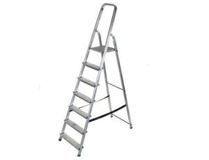 AWTOOLS DRABINA ALUMINIOWA 150kg 7 STOPNI WOLNOSTOJĄCA