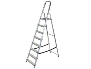 AWTOOLS DRABINA ALUMINIOWA 150kg 8 STOPNI WOLNOSTOJĄCA