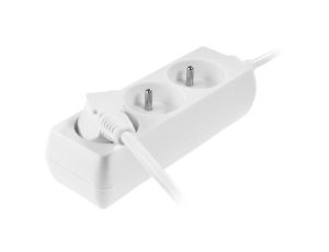 AWTOOLS PRZEDŁUŻACZ DOMOWY BIAŁY 3 - GNIAZDA 1,5m Z UZIEMIENIEM