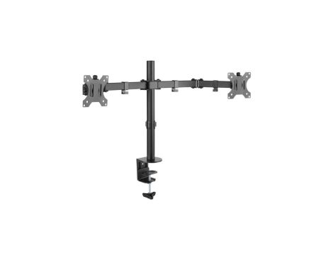 Podwójne Ramię Biurkowe 2x LED/LCD 13-32 Cali 2x 8kg