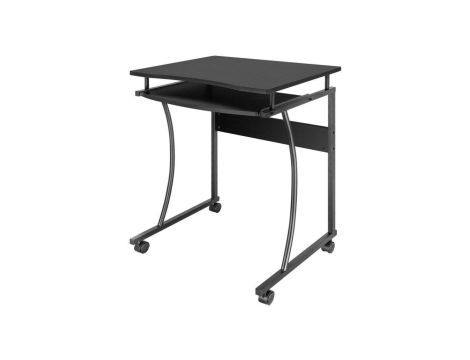 Małe Biurko Komputerowe 600x480 na Kółkach Wysuwana Półka