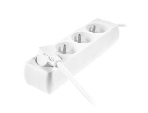 AWTOOLS PRZEDŁUŻACZ DOMOWY BIAŁY 4 - GNIAZDA 1,5m Z UZIEMIENIEM