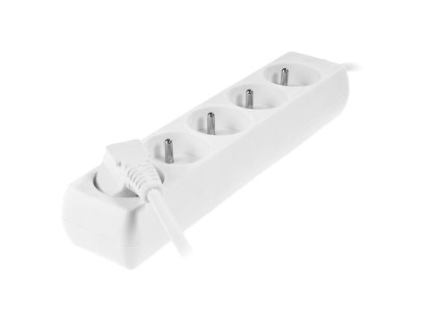 AWTOOLS PRZEDŁUŻACZ DOMOWY BIAŁY 5 - GNIAZD 1,5m Z UZIEMIENIEM