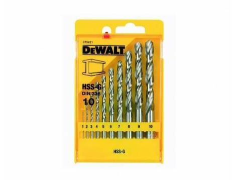 DEWALT WIERTŁO METAL HSS-G KPL.10szt.