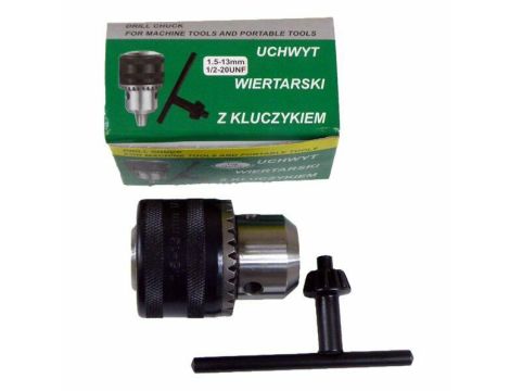 GŁÓWKA DO WIERTARKI 13mm 1/2 KLUCZYK / SILVER