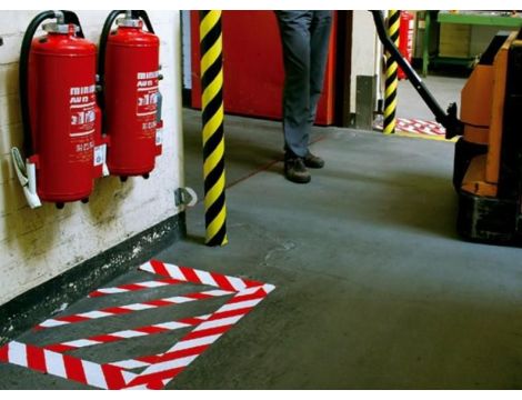 TESA TAŚMA OSTRZEGAWCZA ŻÓŁTO-CZARNA 33m 50mm - 2