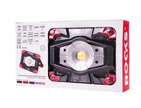 ROOKS LAMPA WARSZTATOWA COB LED 20W - 2