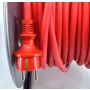 AWTOOLS PRZEDŁUŻACZ BĘBEN METALOWY CZERWONY HEAVY DUTY 50m 3x1,5 mm 16A / 3680W / IP44 - 5