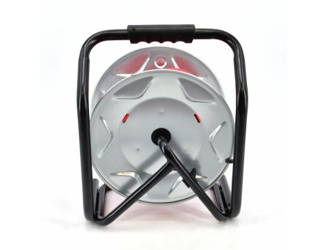 AWTOOLS PRZEDŁUŻACZ BĘBEN METALOWY CZERWONY HEAVY DUTY 30m 3x2,5 mm 16A / 3680W / IP44 - 3