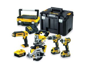 DEWALT.ZESTAW COMBO 18V DCD796+DCF887+DCS39+DCS331+DCL050) 3x5,0Ah TSTAK DCK551P3T