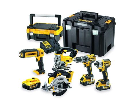 DEWALT.ZESTAW COMBO 18V DCD796+DCF887+DCS39+DCS331+DCL050) 3x5,0Ah TSTAK DCK551P3T