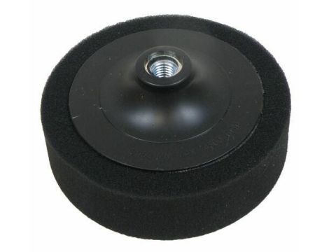 DYSK 125mm POLERSKI GĄBKA CZARNA  M14 MIĘKKA/SILVER
