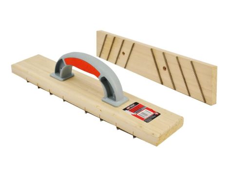 AWTOOLS ZDZIERAK WYRÓWNUJĄCY DO TYNKÓW Z ZĄBKAMI / DREWNIANY