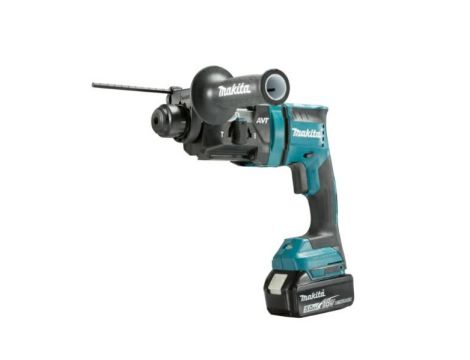 MAKITA MŁOTOWIERTARKA Z OPCJĄ KUCIA 18V 1,7J 2x5,0Ah DHR182RTJ