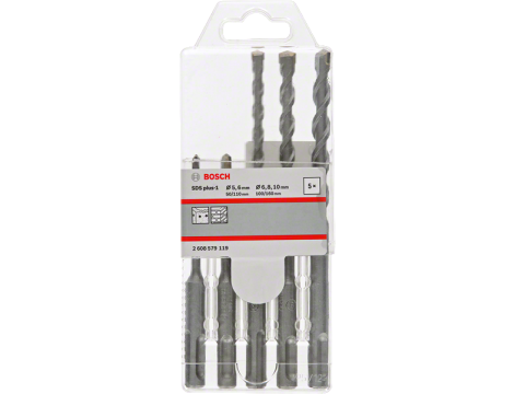 BOSCH WIERTŁO SDS PLUS-1  KPL.  5/6/6/8/10 2608579119