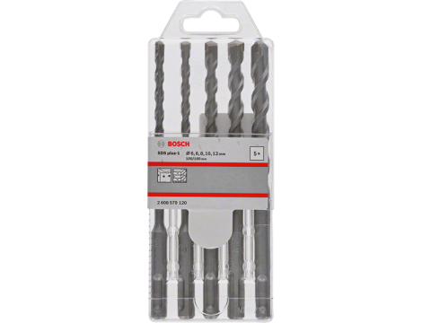 BOSCH WIERTŁO SDS PLUS-1  KPL. 6/6/8/10/12 2608579120