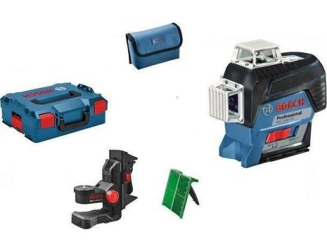 BOSCH LASER PŁASZCZYZNOWY GLL 3-80 CG SOLO ZIELONY +UCHWYT BM 1 LB 0601063T03