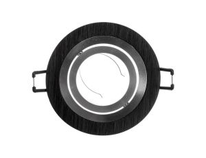 Sufitowa oprawa punktowa MORENA, IP20, okrągła, czarna