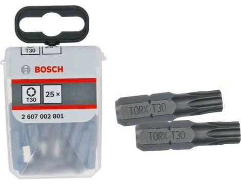 BOSCH KOŃCÓWKA WKRĘCAJĄCA EXH T30 x 25mm   25szt. 2607002801