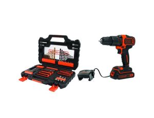BLACK+DECKER WKRĘTARKA UDAR.18V BDCHD18S1A +104 ACC 1x1,5Ah