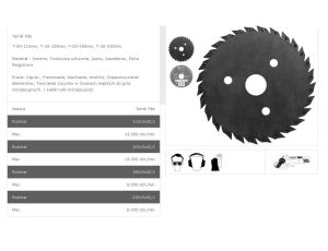 TARPOL TARNIK - PIŁA  FI = 115mm T-00 - image 2