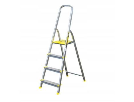 BAYERSYSTEM DRABINA ALUMINIOWA 120kg  4 STOPNIE ECO - 3