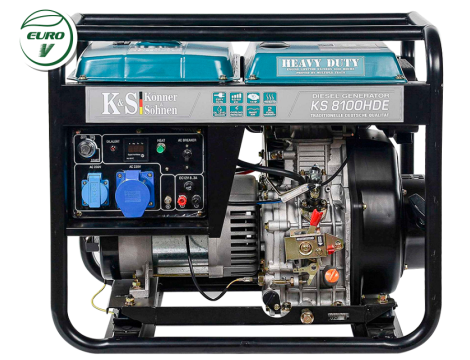 KÖNNER & SÖHNEN GENERATOR PRĄDOTWÓRCZY DIESEL 6,0kW 230V KS 8100HDE (EURO V)