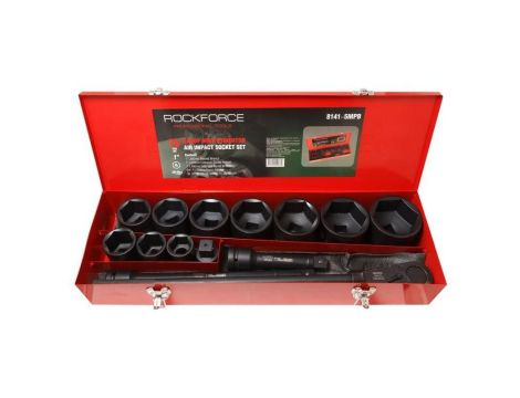 ROCKFORCE ZESTAW KLUCZY UDAROWYCH 15el.  1"  6KĄT.