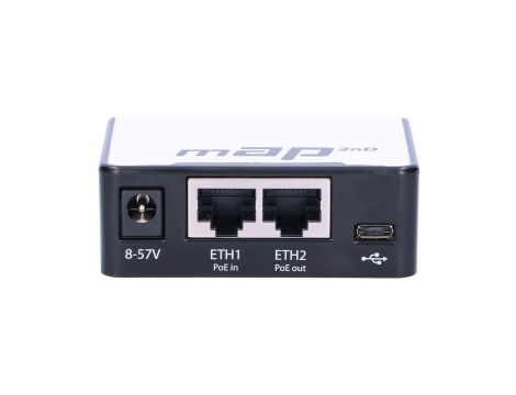 Router WiFi RBmAP2n, 2,4GHz, 2x RJ45 100Mb/s, 1x microUSB MikroTik mAP