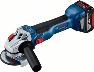 BOSCH SZLIFIERKA KĄTOWA 125mm GWS 18V-10 2x5,0Ah LB 06019J4004