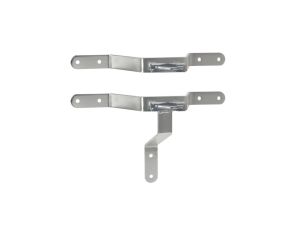 Uchwyt masztu 150mm, z cybantami M8, stal, ocynk Extralink KP150