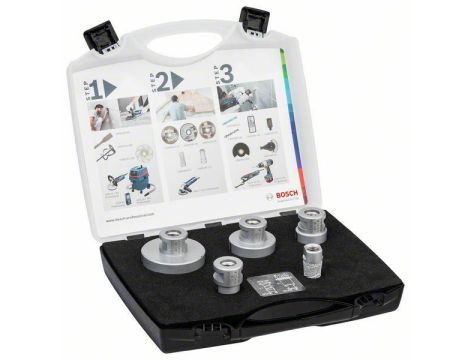 BOSCH ZESTAW KORON DRY SPEED 5el. 20 / 25 / 35 / 51 /68 +FREZ 2608576669 - 2