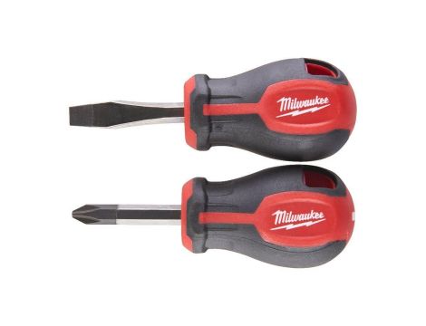 MILWAUKEE WKRĘTAKI ZESTAW 2szt. KRÓTKIE