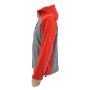 AWTOOLS KURTKA SOFTSHELL BLUZA T4/ CZERWONO-SZARA/ S - 4