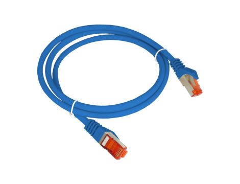 Patch-cord F/UTP kat.6 PVC 0.25m niebieski KKS6NIE0.25