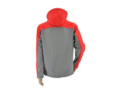 AWTOOLS KURTKA SOFTSHELL BLUZA T4/ CZERWONO-SZARA/ XL - 2