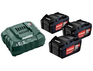 METABO ZESTAW AKUMULATORÓW 3x4.0Ah +ŁADOWARKA ASC 55
