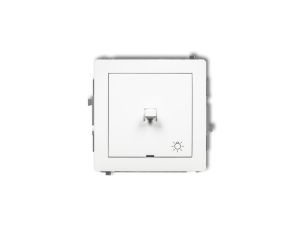 DECO Mechanizm łącznika zwierny światło w stylu amerykańskim, biały mat 25DWPUS-5