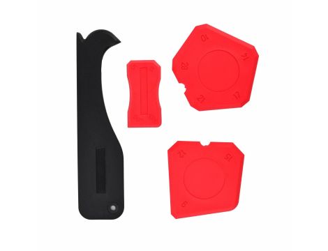 AWTOOLS SZPACHLE DO SIL. Z OBCINAKIEM 4szt.