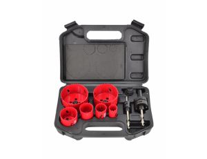 AWTOOLS KOMPLET OTWORNIC BIMETALOWYCH  9 elem. 22-73mm