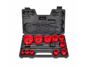 AWTOOLS KOMPLET OTWORNIC BIMETALOWYCH 15 elem. 19-76 mm