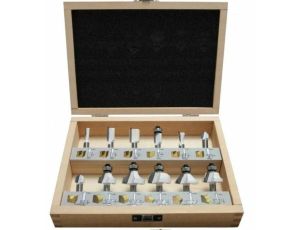 MAKITA ZESTAW FREZÓW 12szt. 6mm