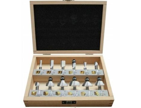 MAKITA ZESTAW FREZÓW 12szt. 6mm