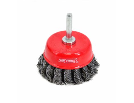 AWTOOLS SZCZOTKA DOCZOŁOWA TRZPIENIOWA SKRĘCANA 65mm