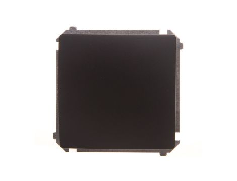 Simon Basic Przycisk pojedynczy zwierny bez piktogramu (moduł) 10AX 250V grafit matowy BMP1.01/28
