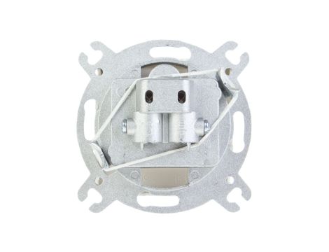 KARO Gniazdo antenowe RTV-SAT przelotowe ecru perłowy GPA-SSP/m/42