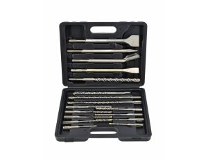 AWTOOLS ZESTAW DŁUT I WIERTEŁ SDS+ 17 elem.