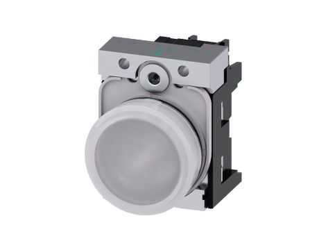 Lampka sygnalizacyjna kompletna 22mm biała LED 24V AC-DC metal przył śrubowe SIRIUS ACT 3SU1152-6AA60-1AA0