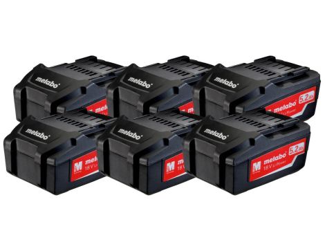 METABO ZESTAW AKUMULATORÓW 6x18V 5,2Ah