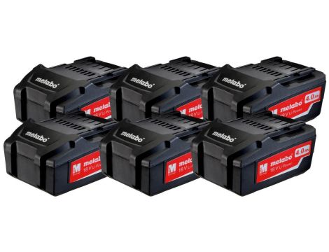 METABO AKUMULATOR 18V 4,0Ah x6